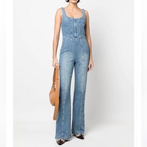 Chels corset-style jumpsuit from alice + olivia